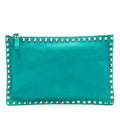Valentino Leather Rockstud Clutch