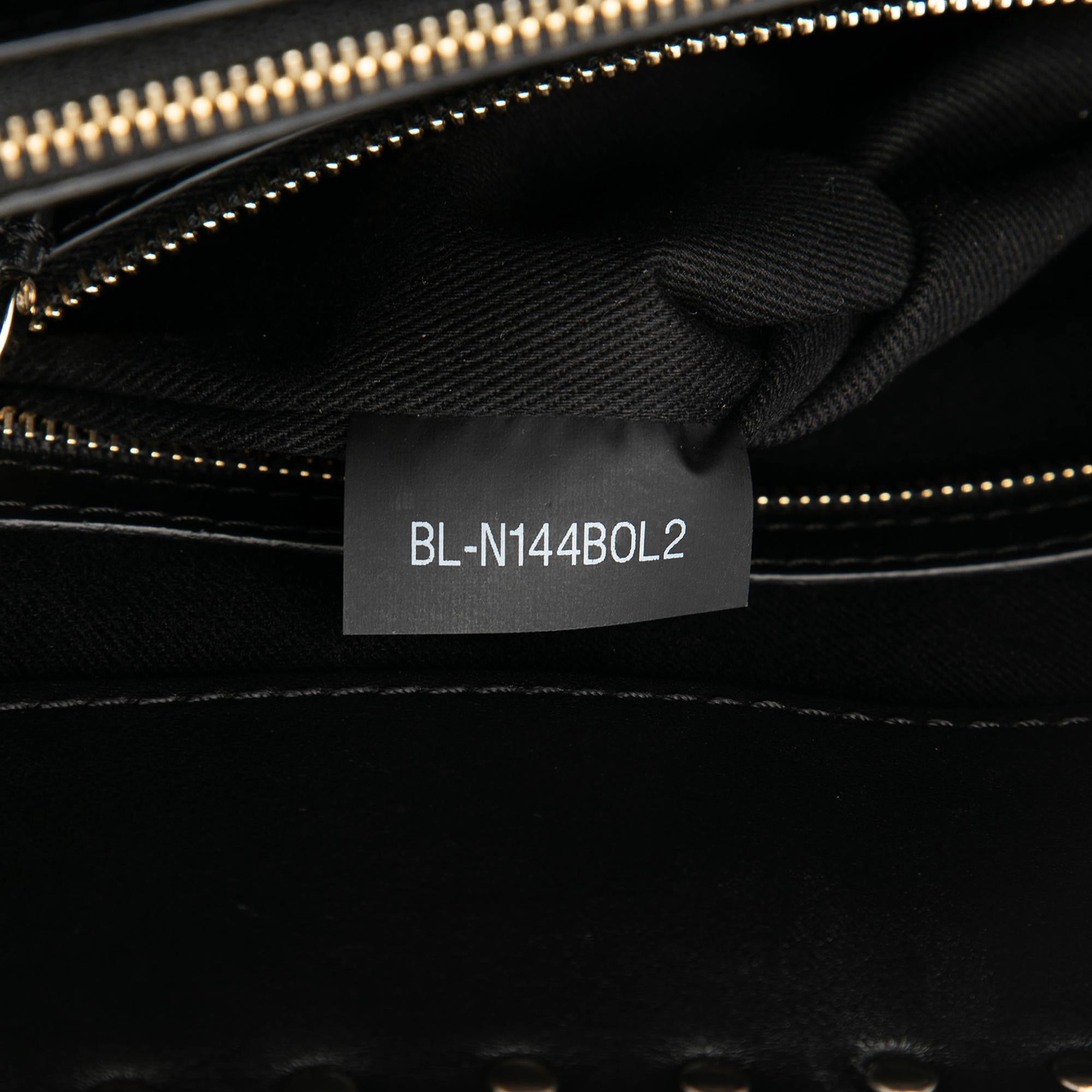 Valentino Leather Rockstud Convertible Tote