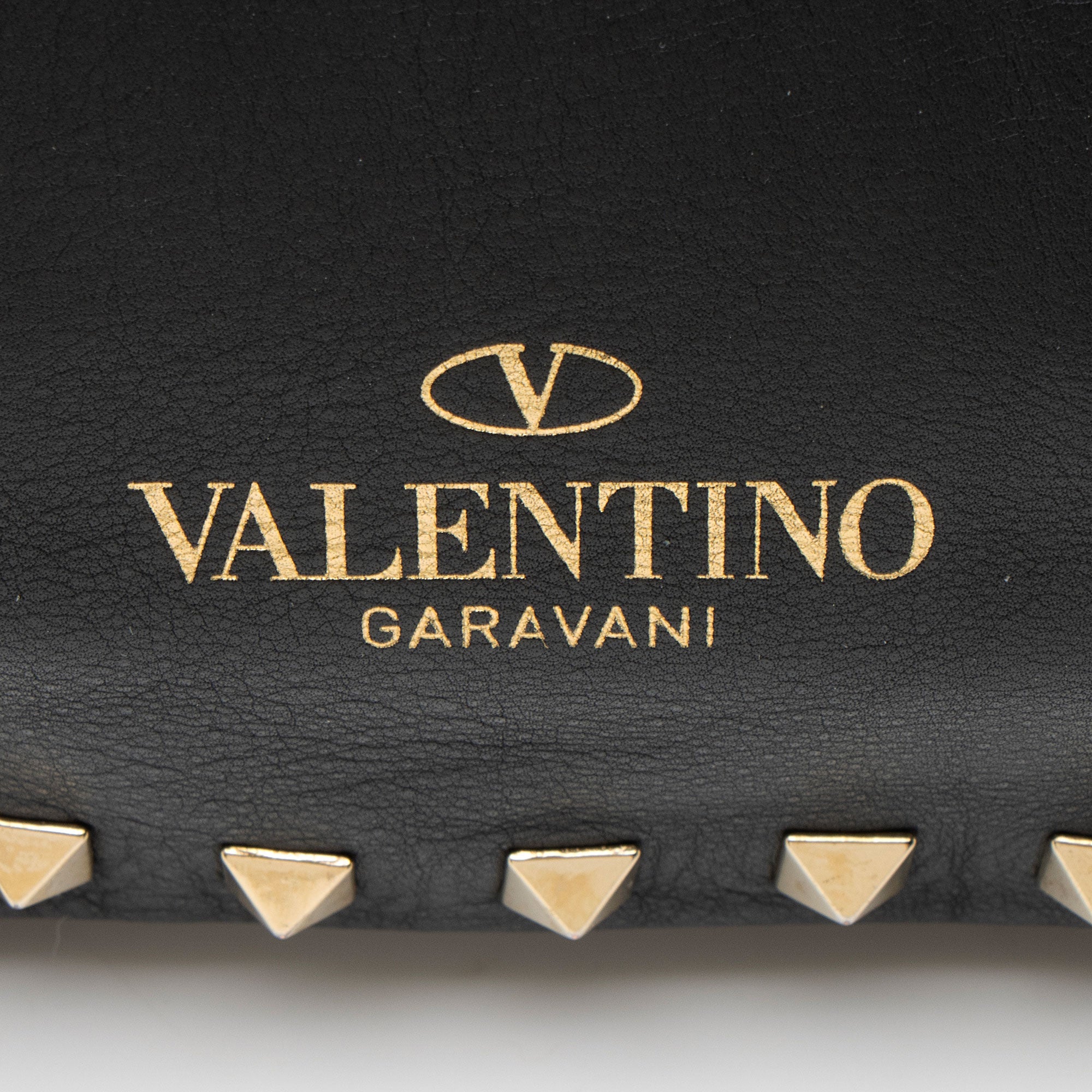 Valentino Leather Rockstud Oversized Clutch