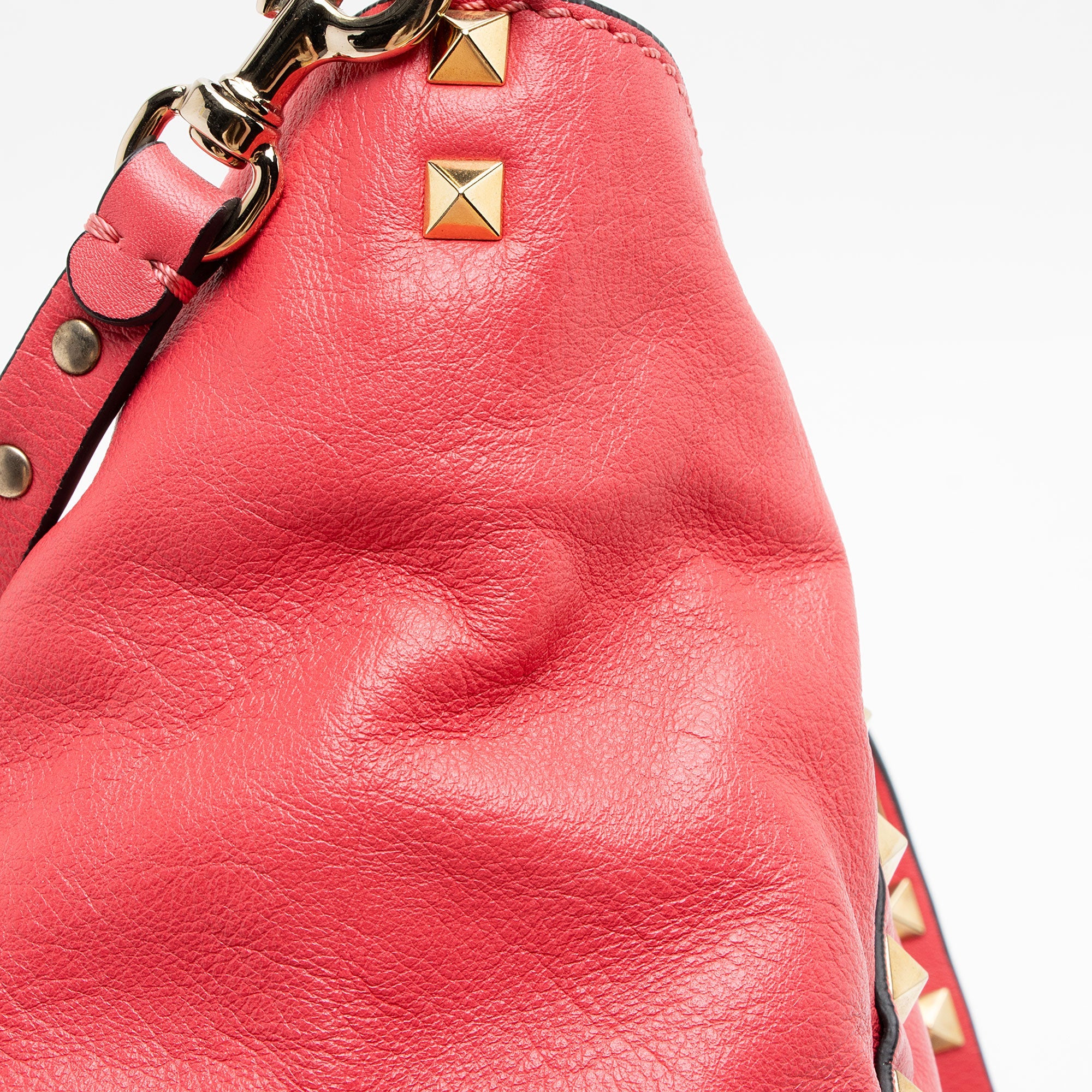 Valentino Leather Rockstud Small Tote