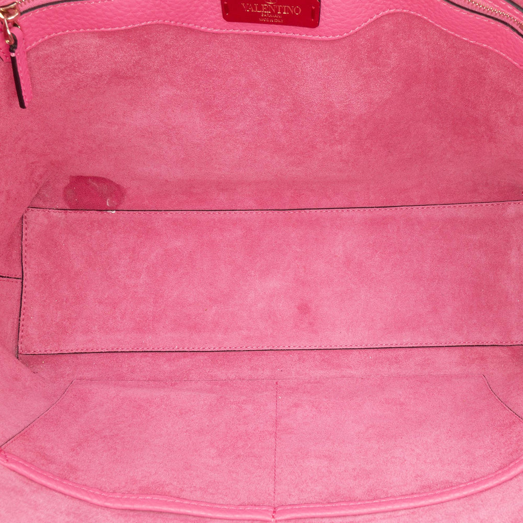 Valentino Leather Rockstud Tote
