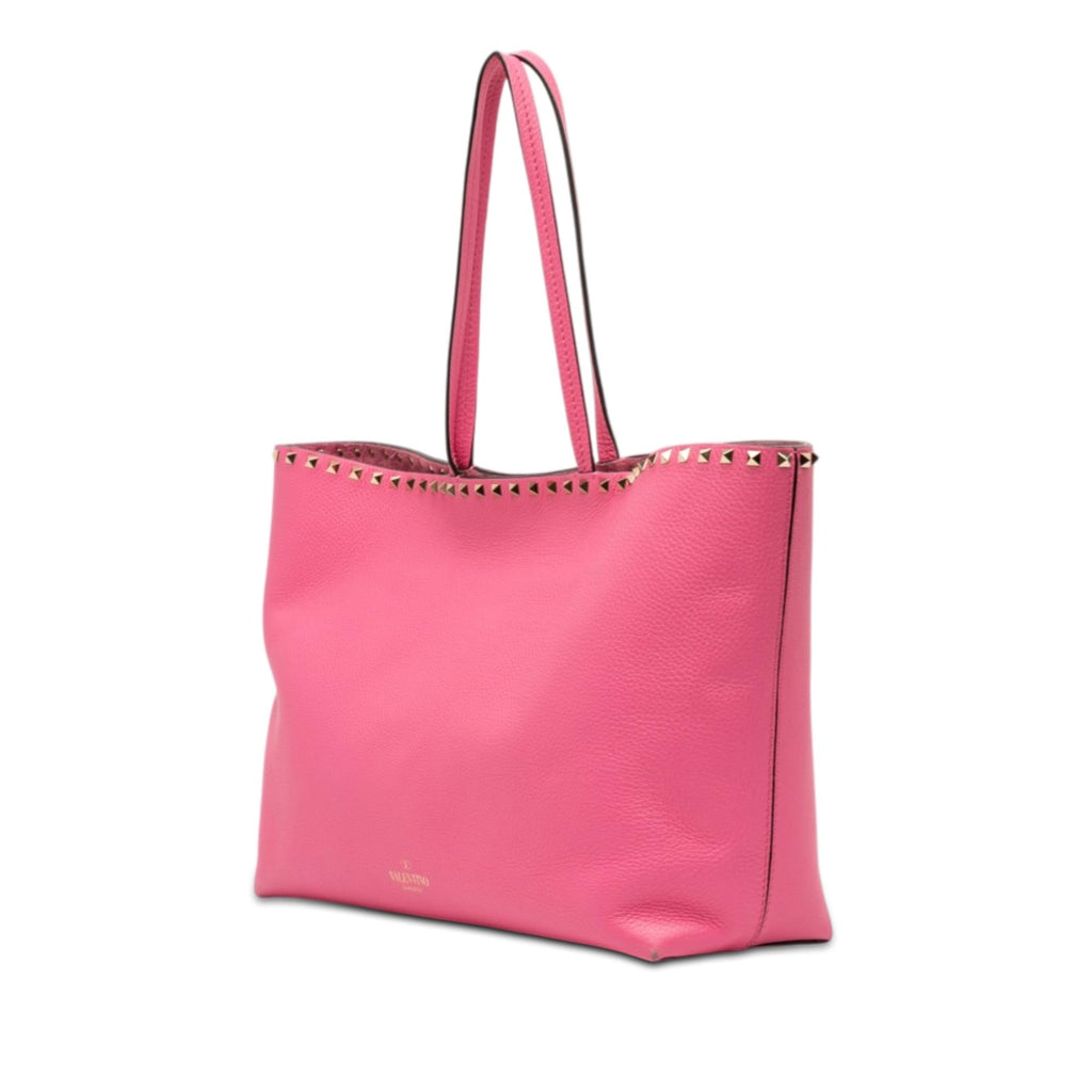 Valentino Leather Rockstud Tote