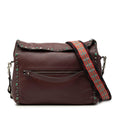 Valentino Leather Rolling Rockstud Crossbody