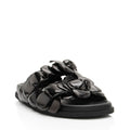 Valentino Leather Rose Edition Slide Sandals - Size 8 / 38