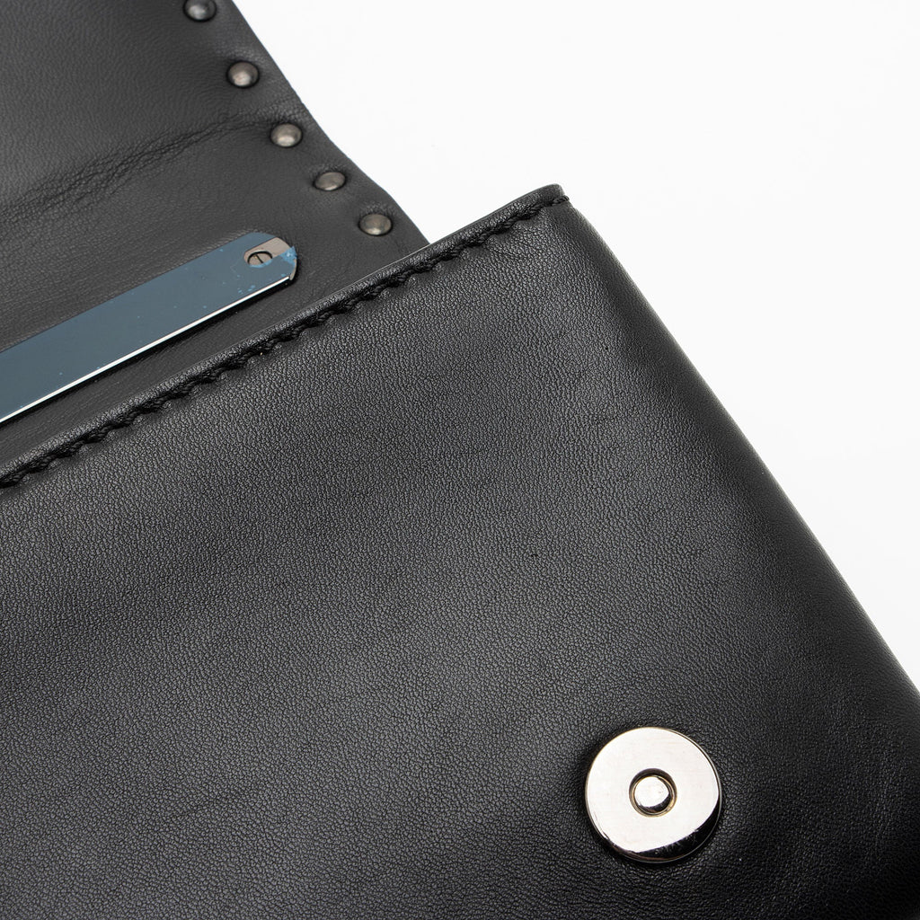 Valentino Leather Studded Va Va Voom Shoulder Bag