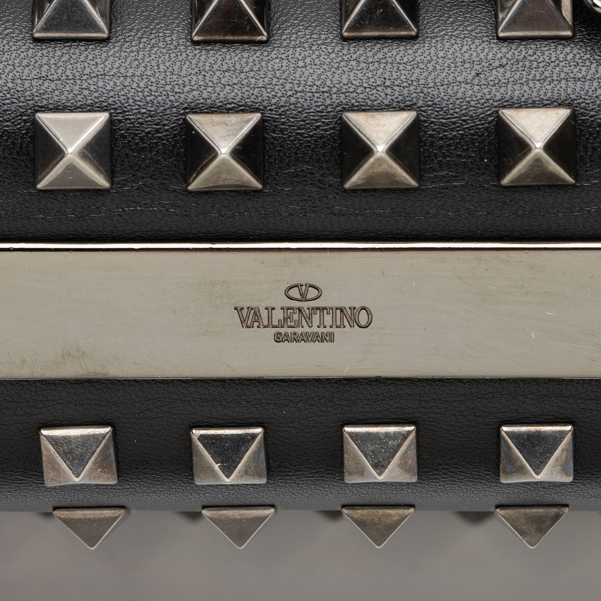 Valentino Leather Studded Va Va Voom Shoulder Bag