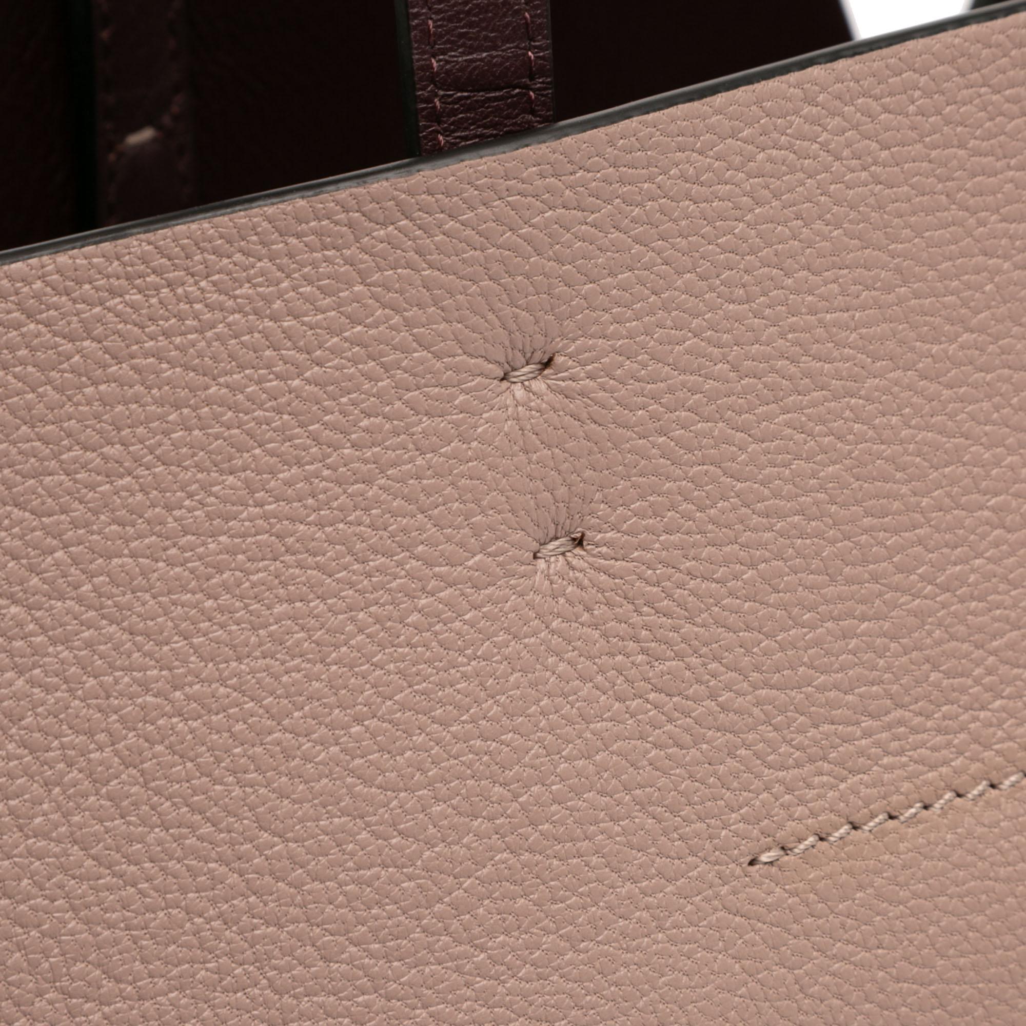 Valentino Leather Vlogo Fillme Tote
