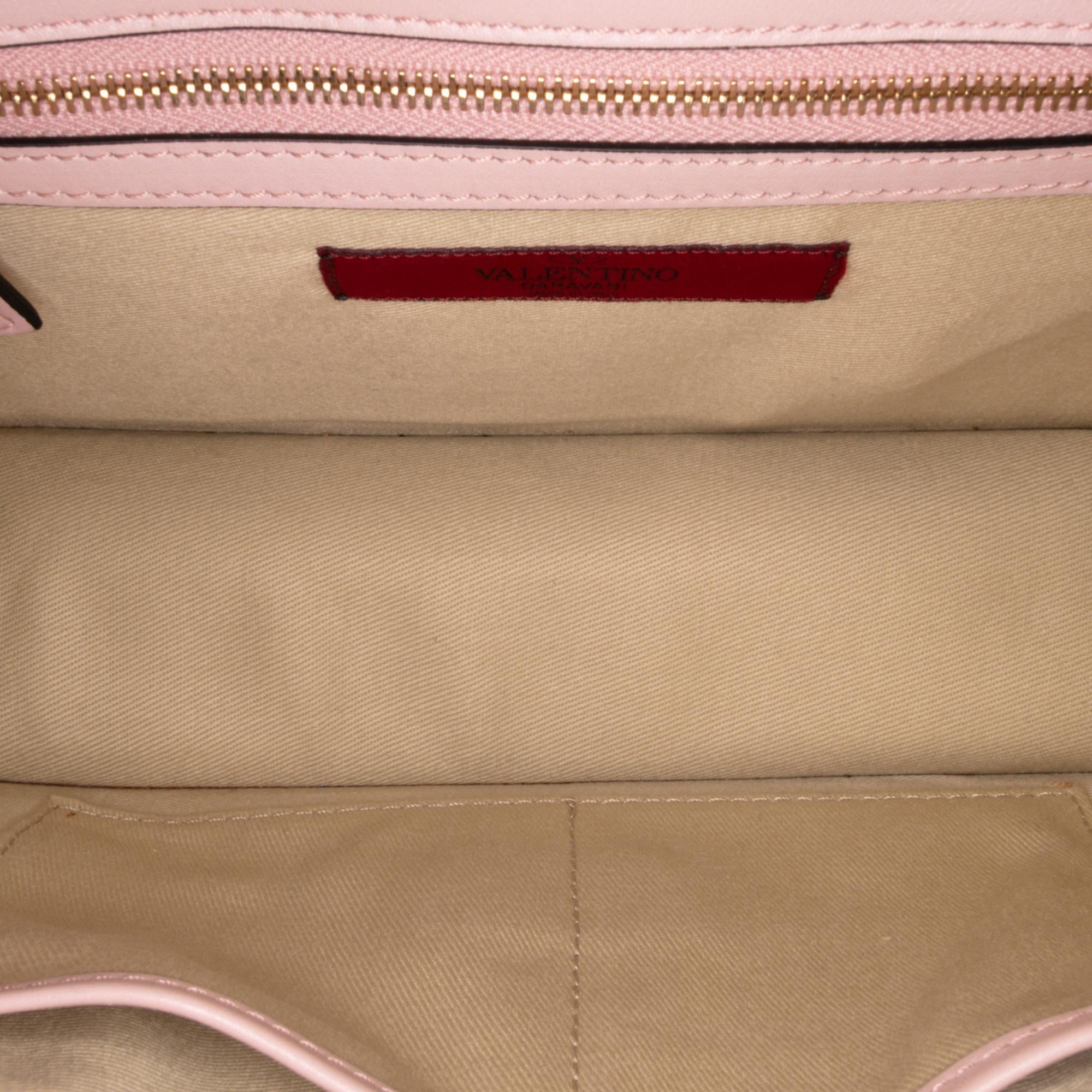 Valentino Medium Calfskin Rockstud Glam Lock Crossbody