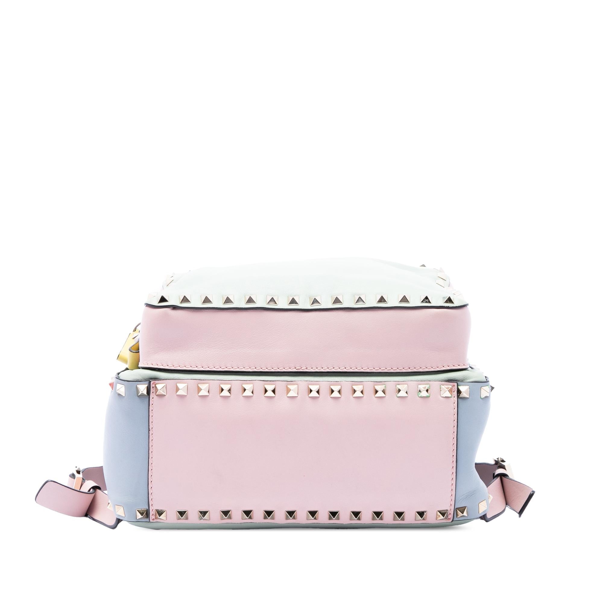 Valentino Medium Calfskin Watercolor Rockstud Backpack