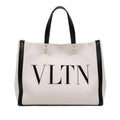 Valentino Medium Canvas Rockstud VLTN Tote