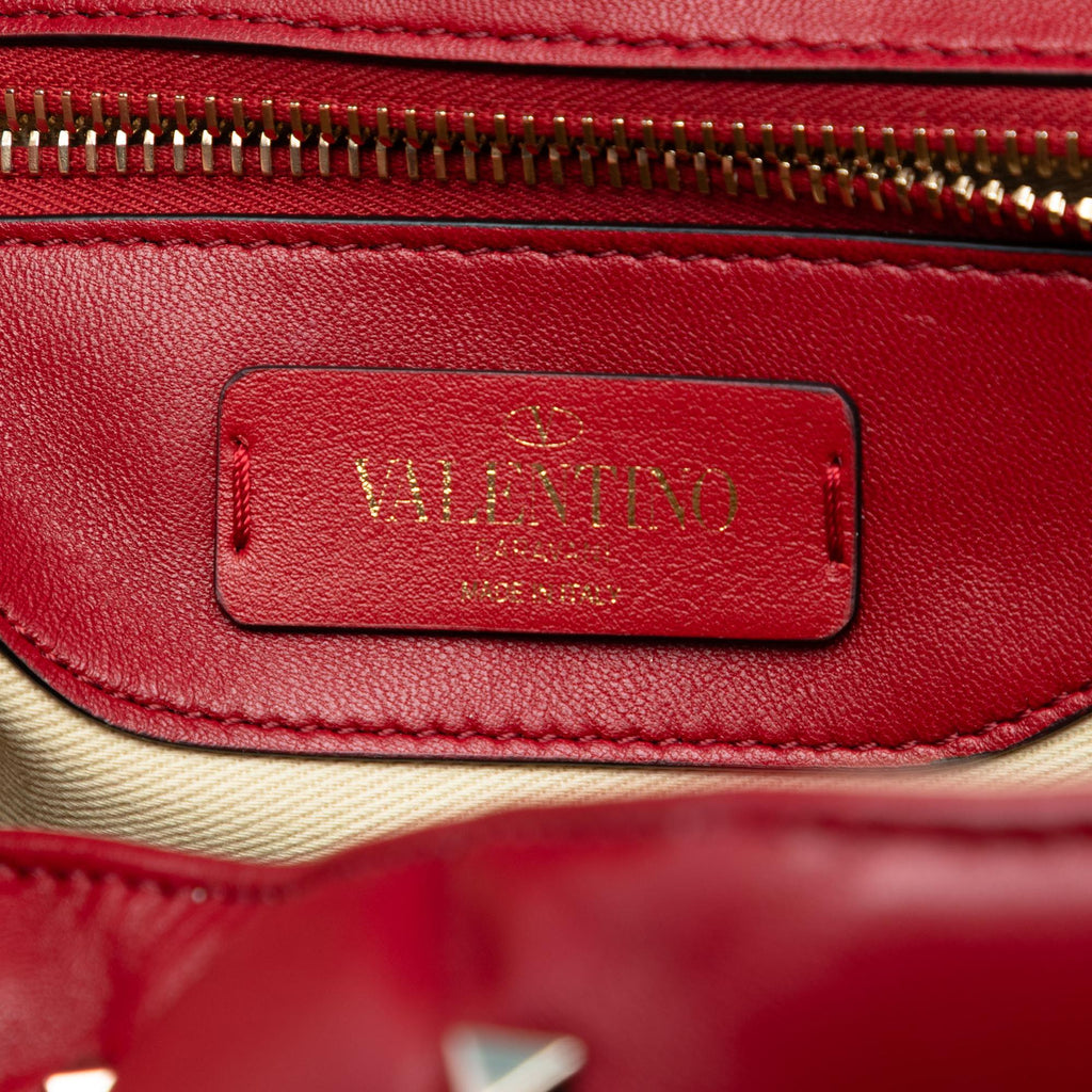 Valentino Medium Lambskin Candystud Top Handle Satchel