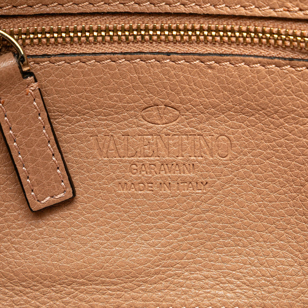 Valentino Mini Grainy Calfskin Rockstud Satchel