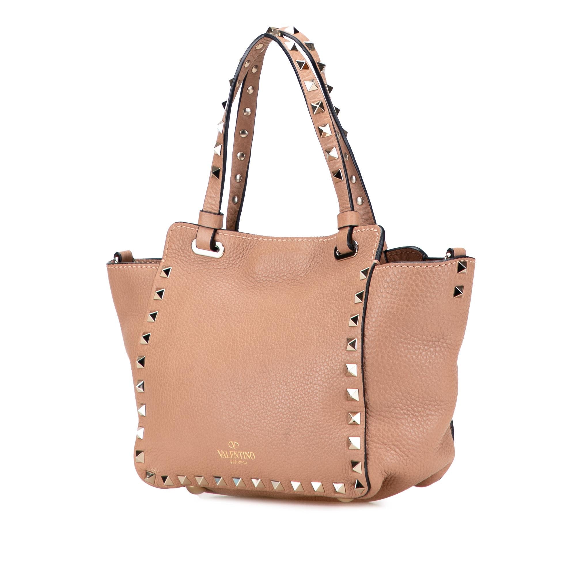 Valentino Mini Grainy Calfskin Rockstud Satchel
