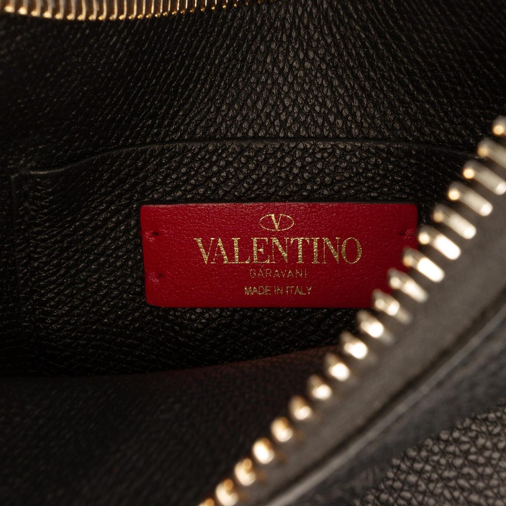 Valentino Mini Grainy Calfskin VLogo Hobo