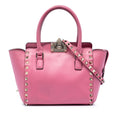 Valentino Mini Leather Rockstud Double Handle Tote