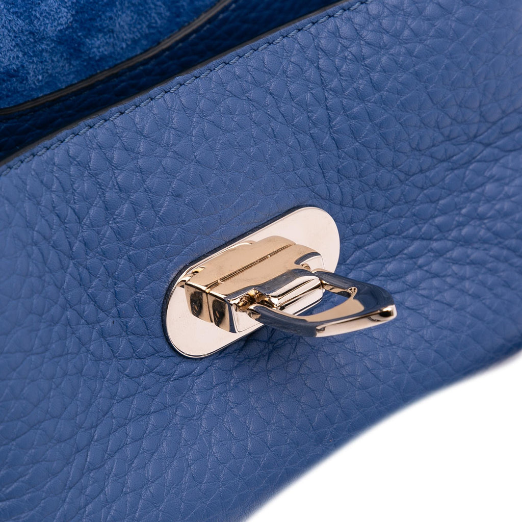 Valentino Mini Pebbled Calfskin Rockstud Flap Crossbody