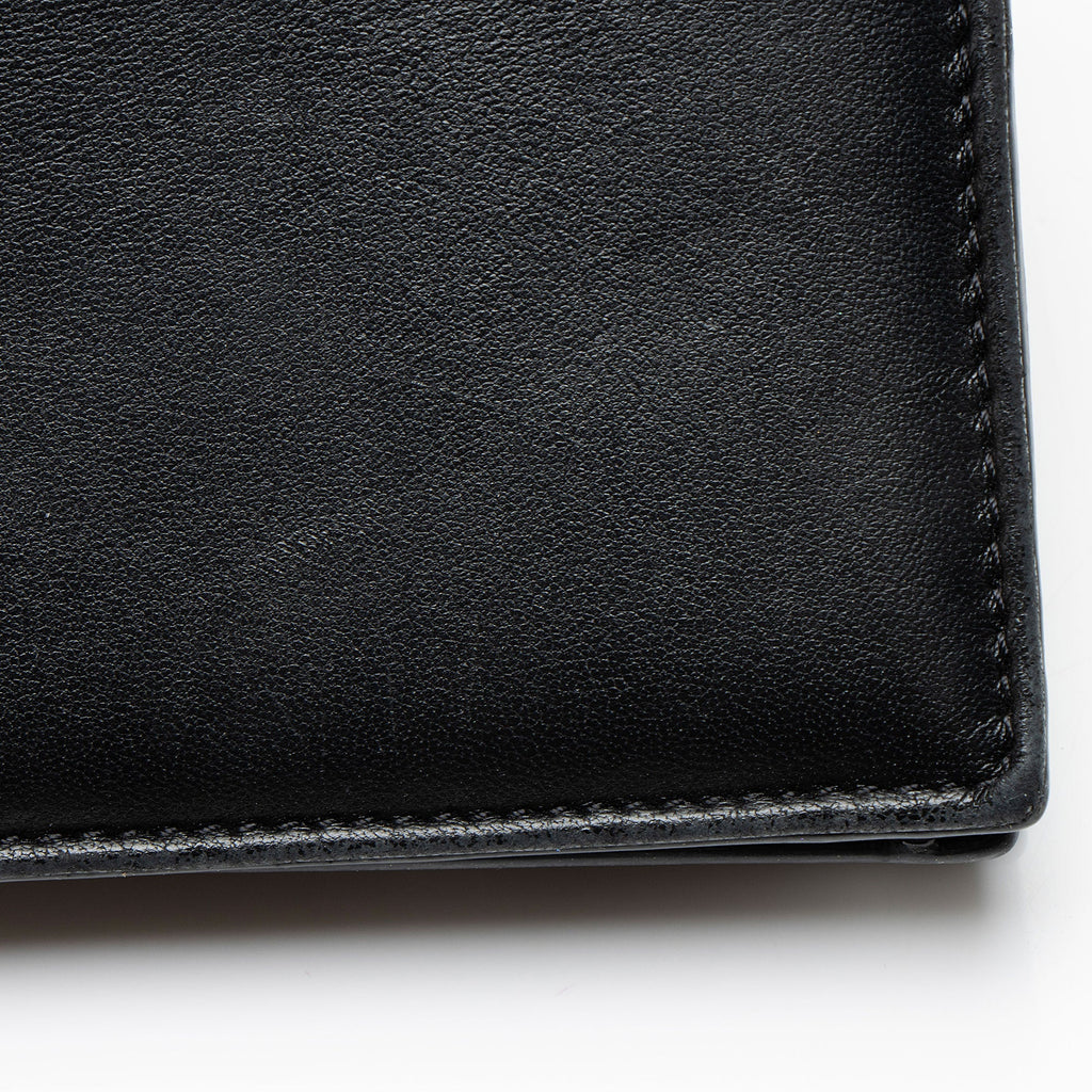Valentino Nappa Leather Roman Stud Flap Wallet