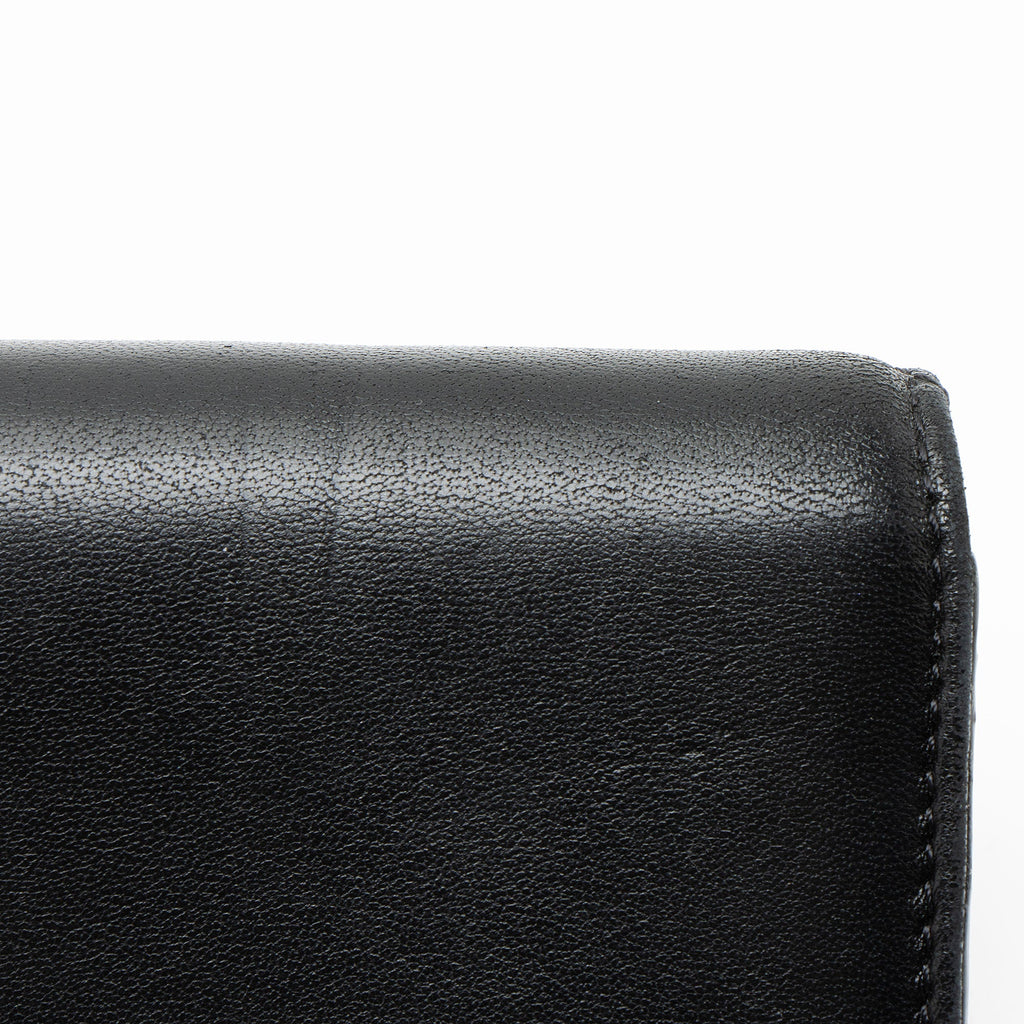 Valentino Nappa Leather Roman Stud Flap Wallet