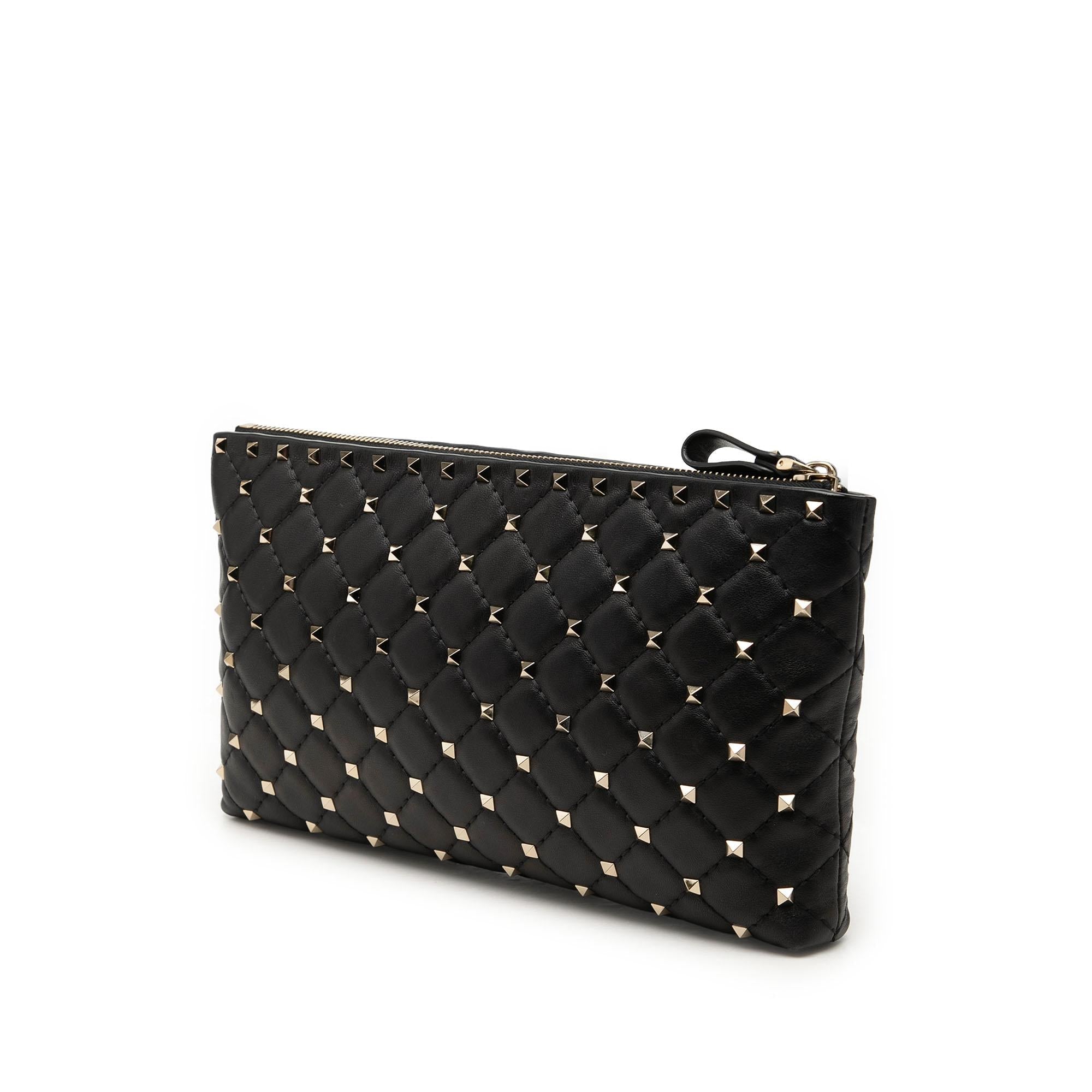 Valentino Nappa Rockstud Spike Clutch