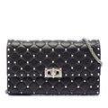 Valentino Nappa Rockstud Spike Wallet On Chain
