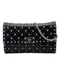 Valentino Nappa Rockstud Spike Wallet On Chain