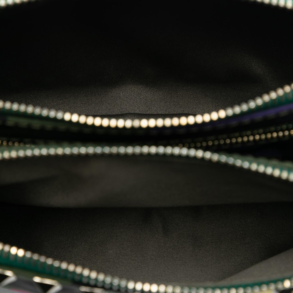 Valentino Nylon Rockstud Camouflage Double Zip Clutch