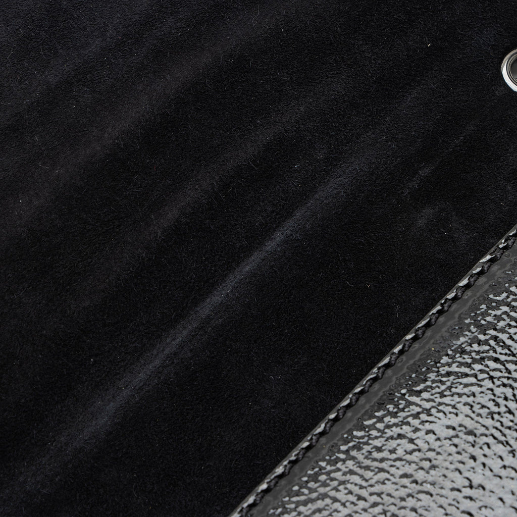 Valentino Patent Leather Demilune Small Shoulder Bag