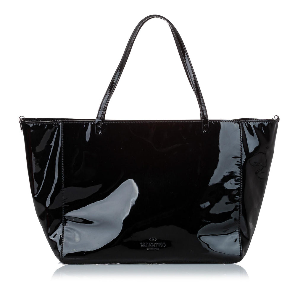 Valentino Patent Leather Satchel (SHG-30021)