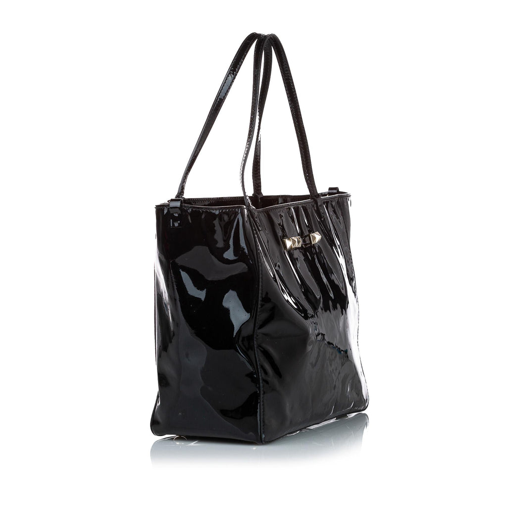 Valentino Patent Leather Satchel (SHG-37379)