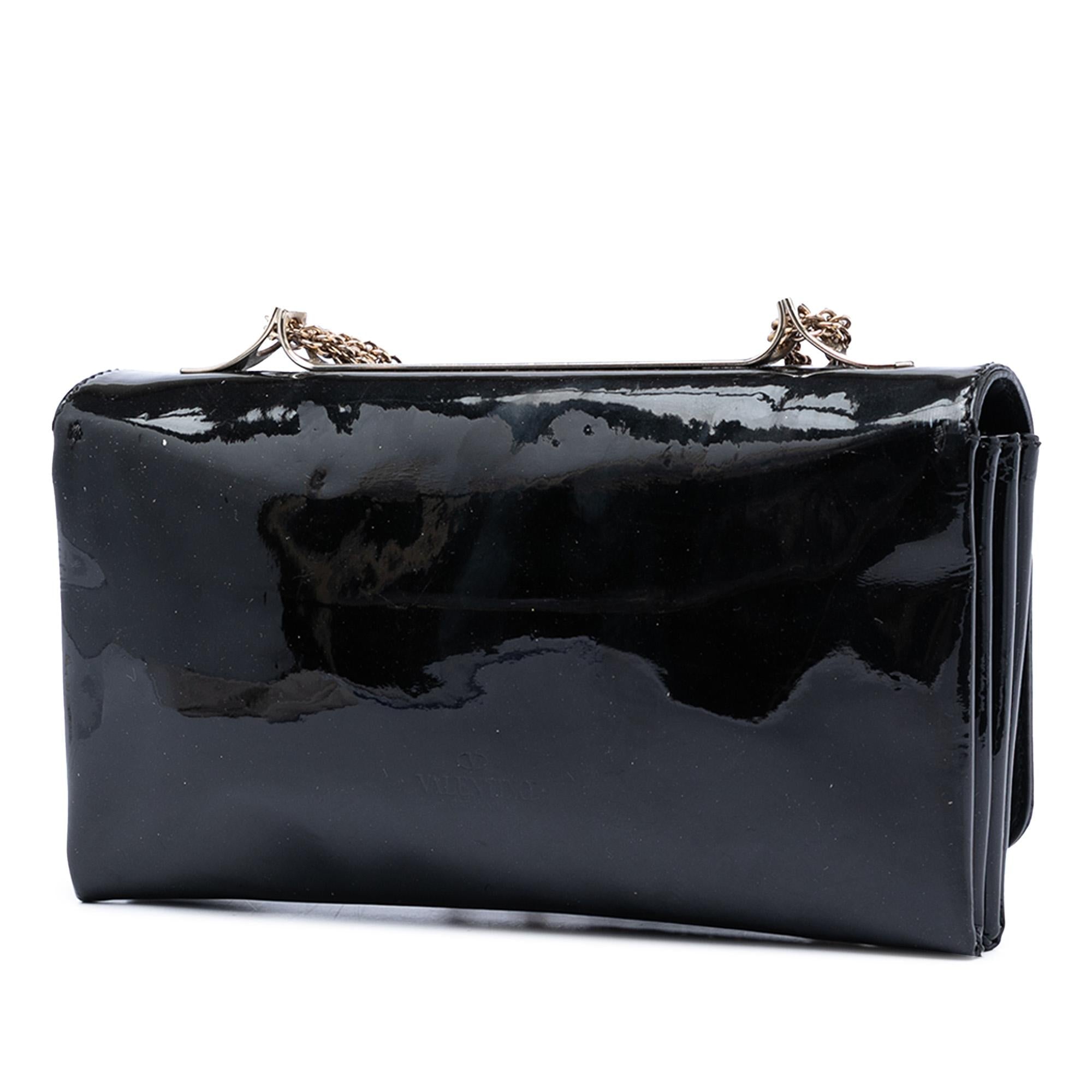 Valentino Patent Vava Voom Chain Clutch