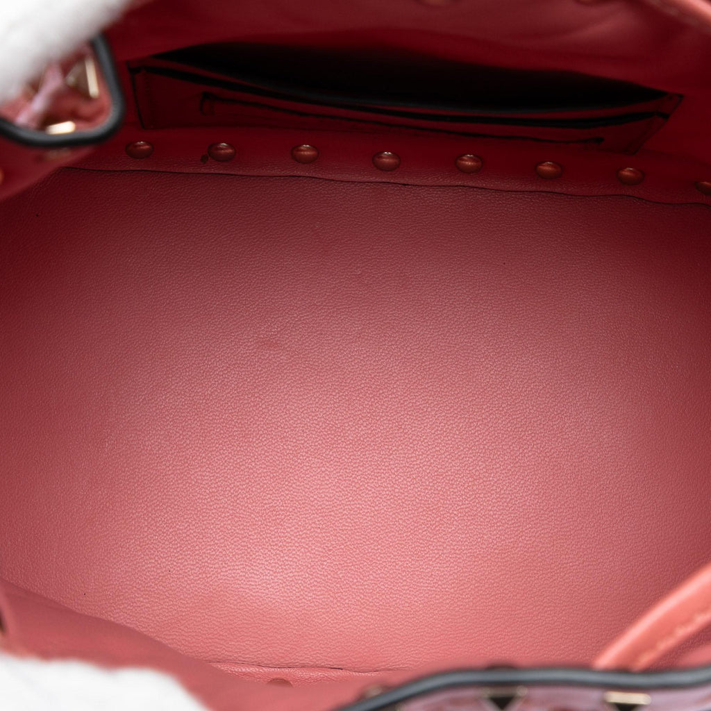 Valentino Small Leather Rockstud Spike Bucket Bag