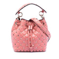Valentino Small Leather Rockstud Spike Bucket Bag