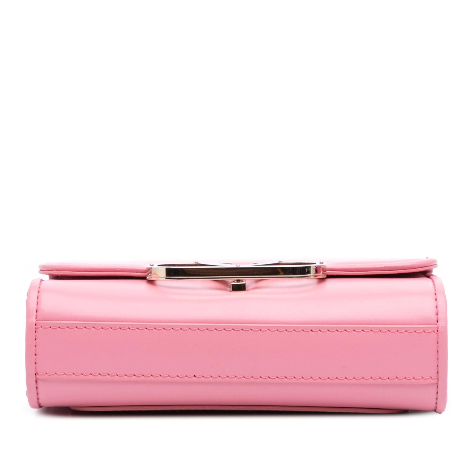 Valentino Small Leather VLogo Type Crossbody
