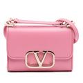 Valentino Small Leather VLogo Type Crossbody