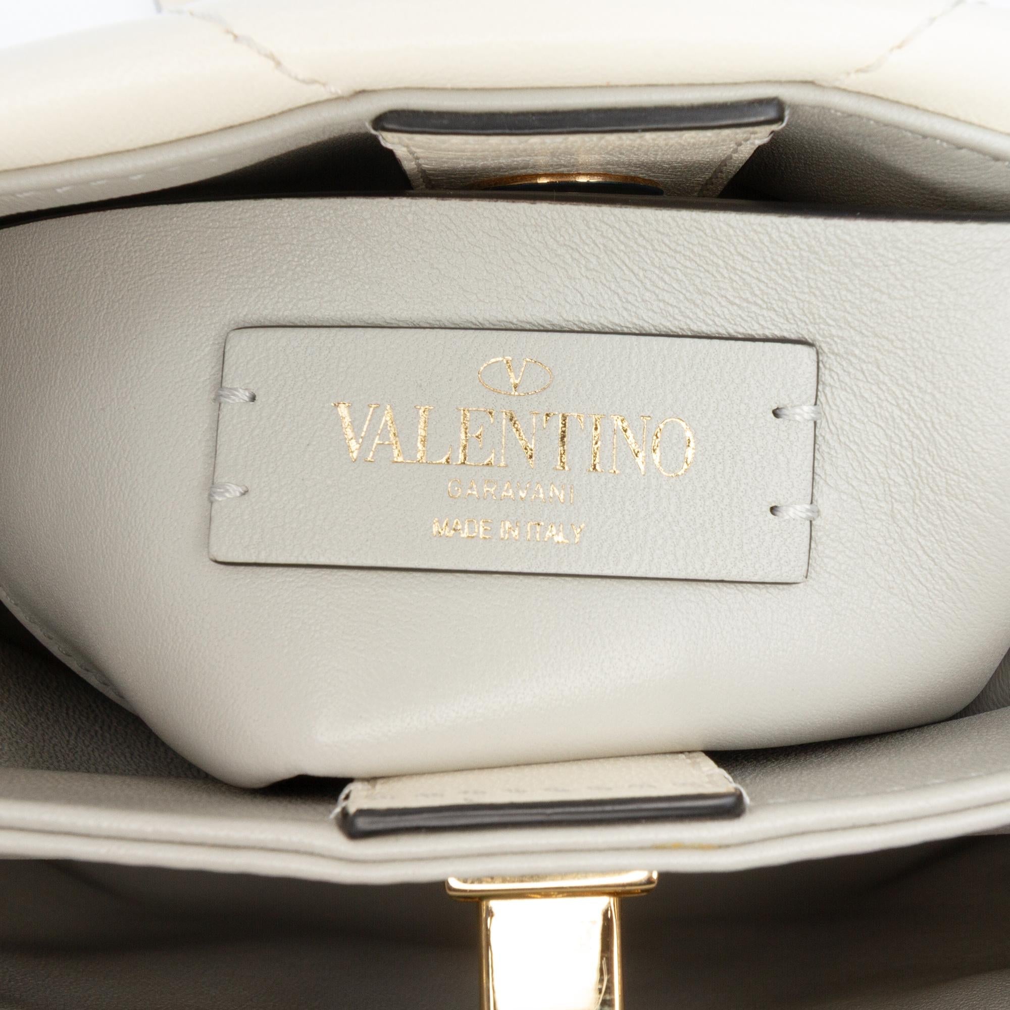 Valentino Small Nappa Roman Stud The Handle Bag