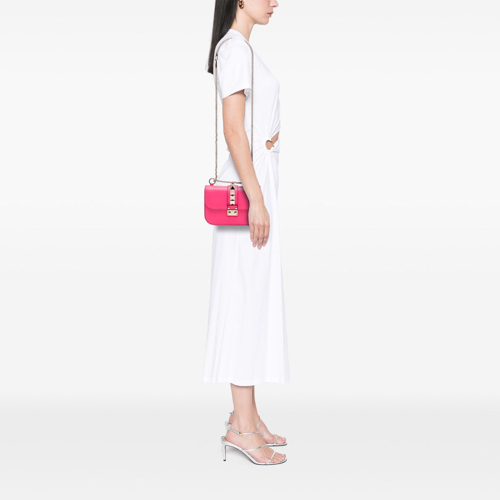 Valentino Small Rockstud Glam Lock Crossbody