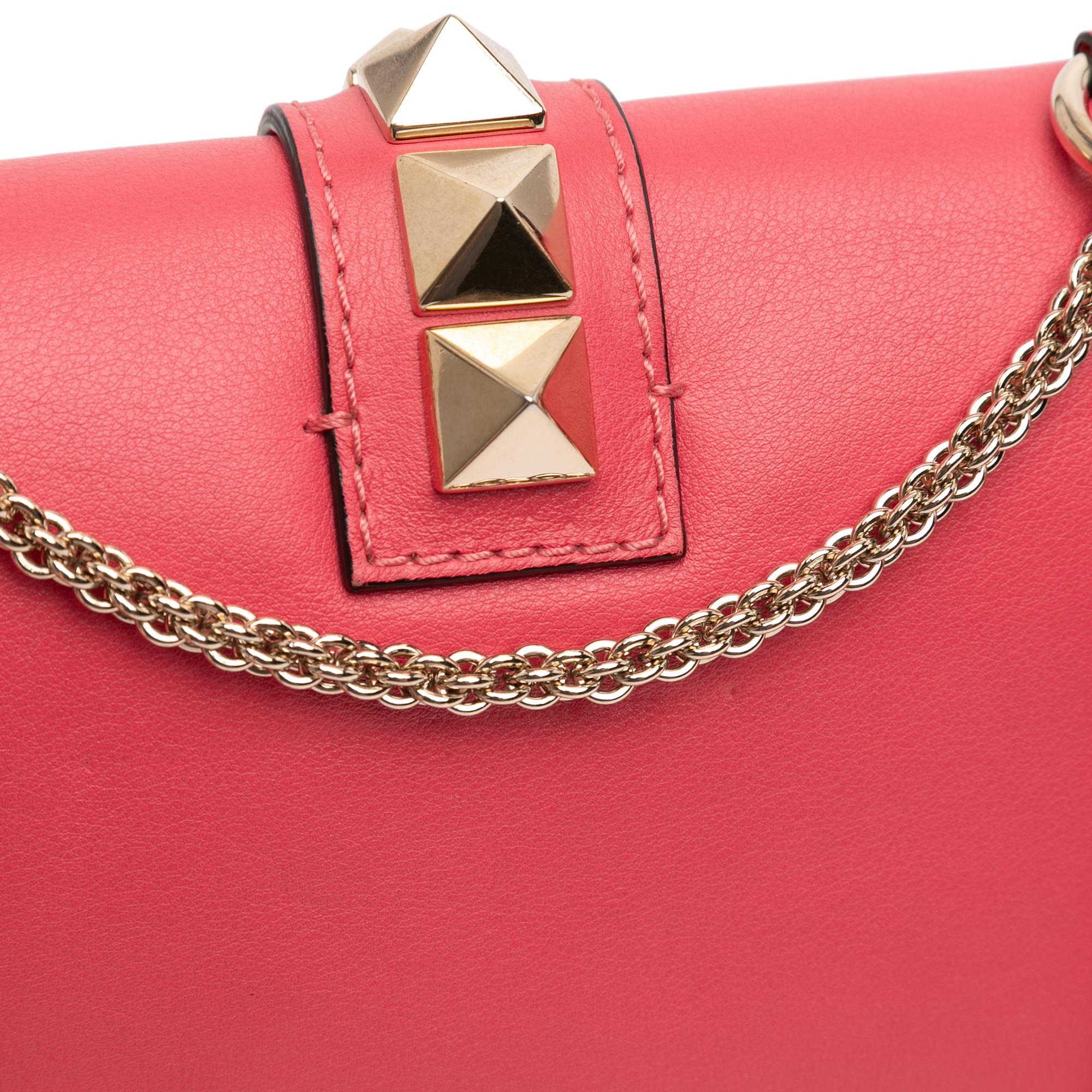 Valentino Small Rockstud Glam Lock Crossbody