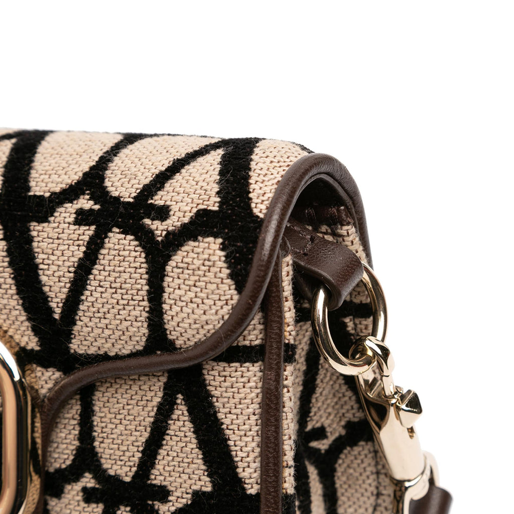 Valentino Small Toile Iconographe VLogo Loco Satchel
