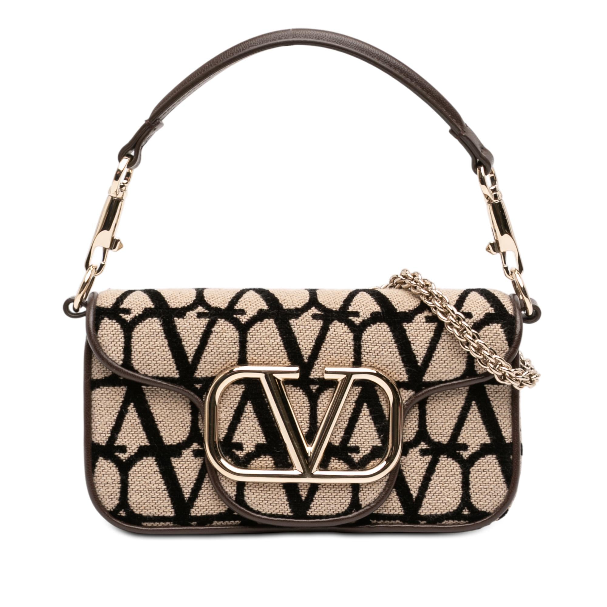 Valentino Small Toile Iconographe VLogo Loco Satchel