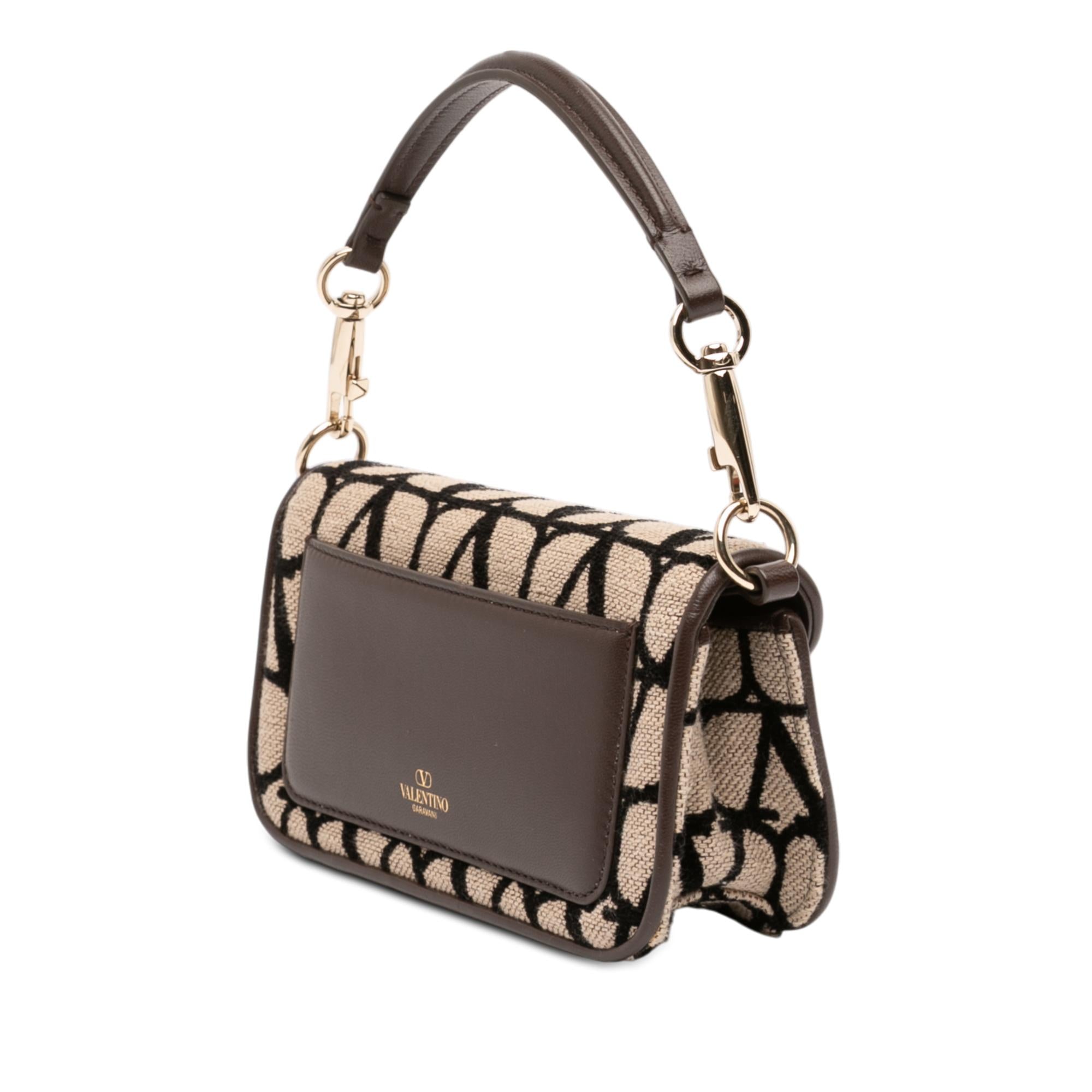 Valentino Small Toile Iconographe VLogo Loco Satchel