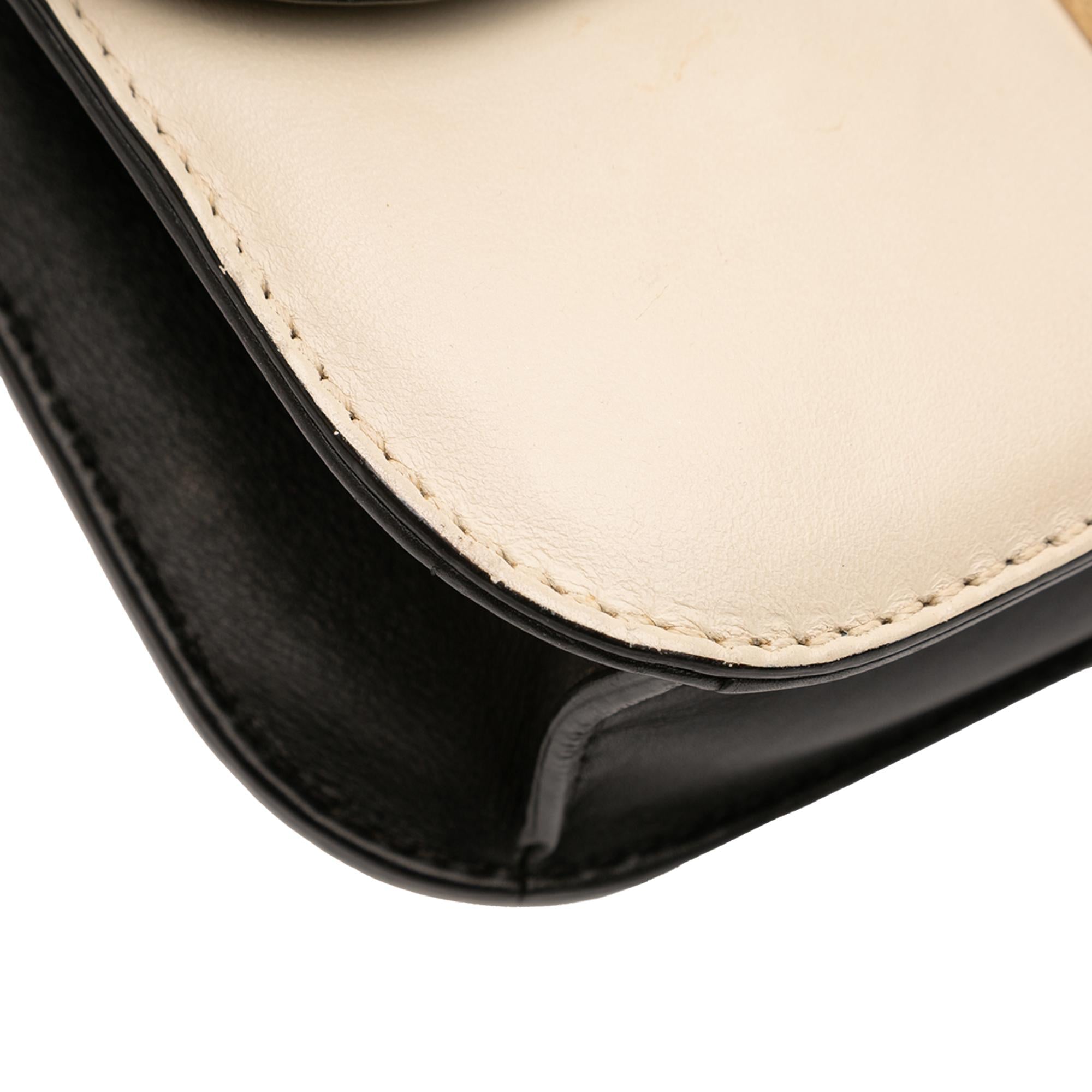 Valentino Small Tricolor Calfskin Rockstud Glam Lock Crossbody