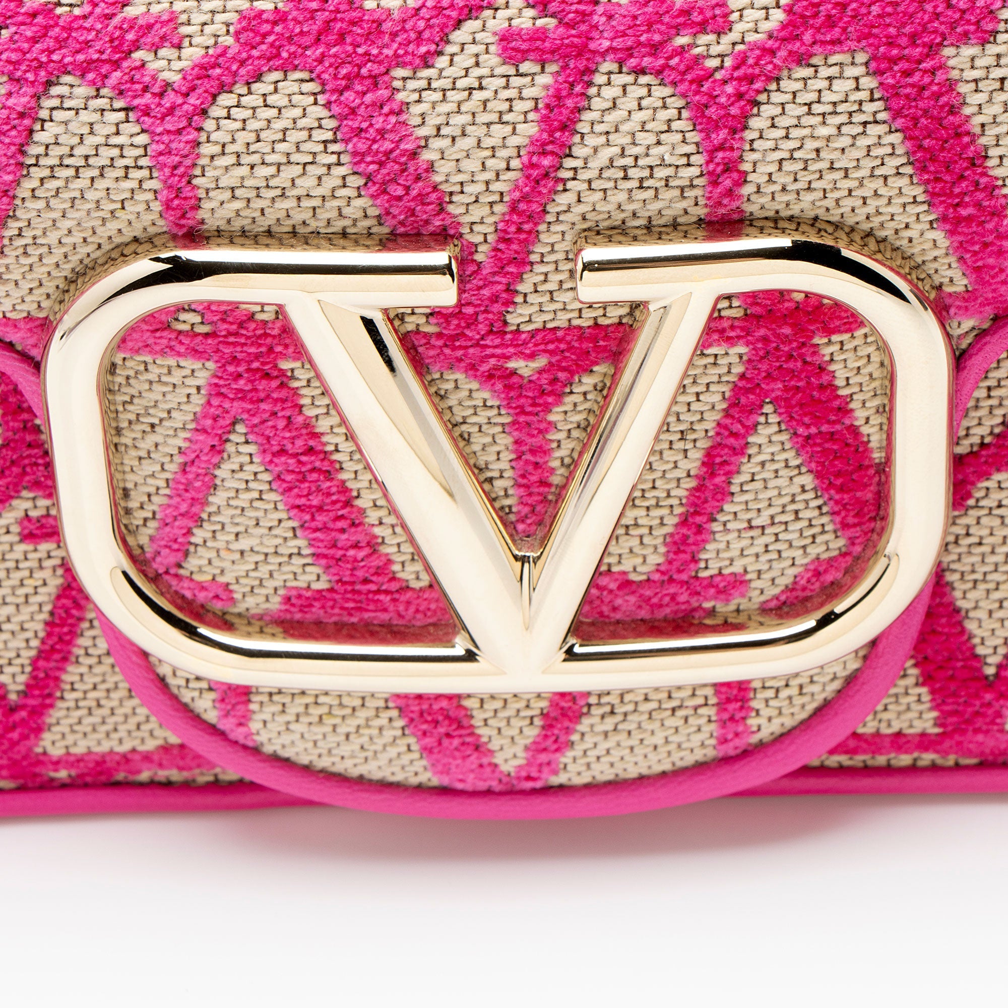 Valentino Toile Iconographe V Logo Loco Small Shoulder Bag