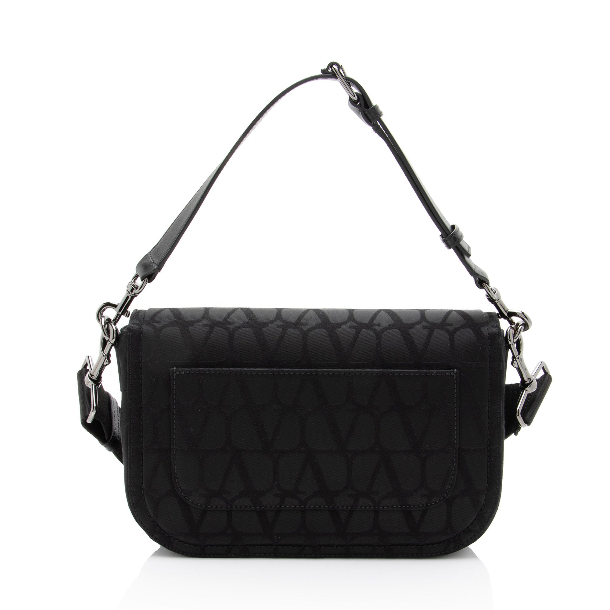 Valentino Toile Iconographe V Logo Shoulder Bag