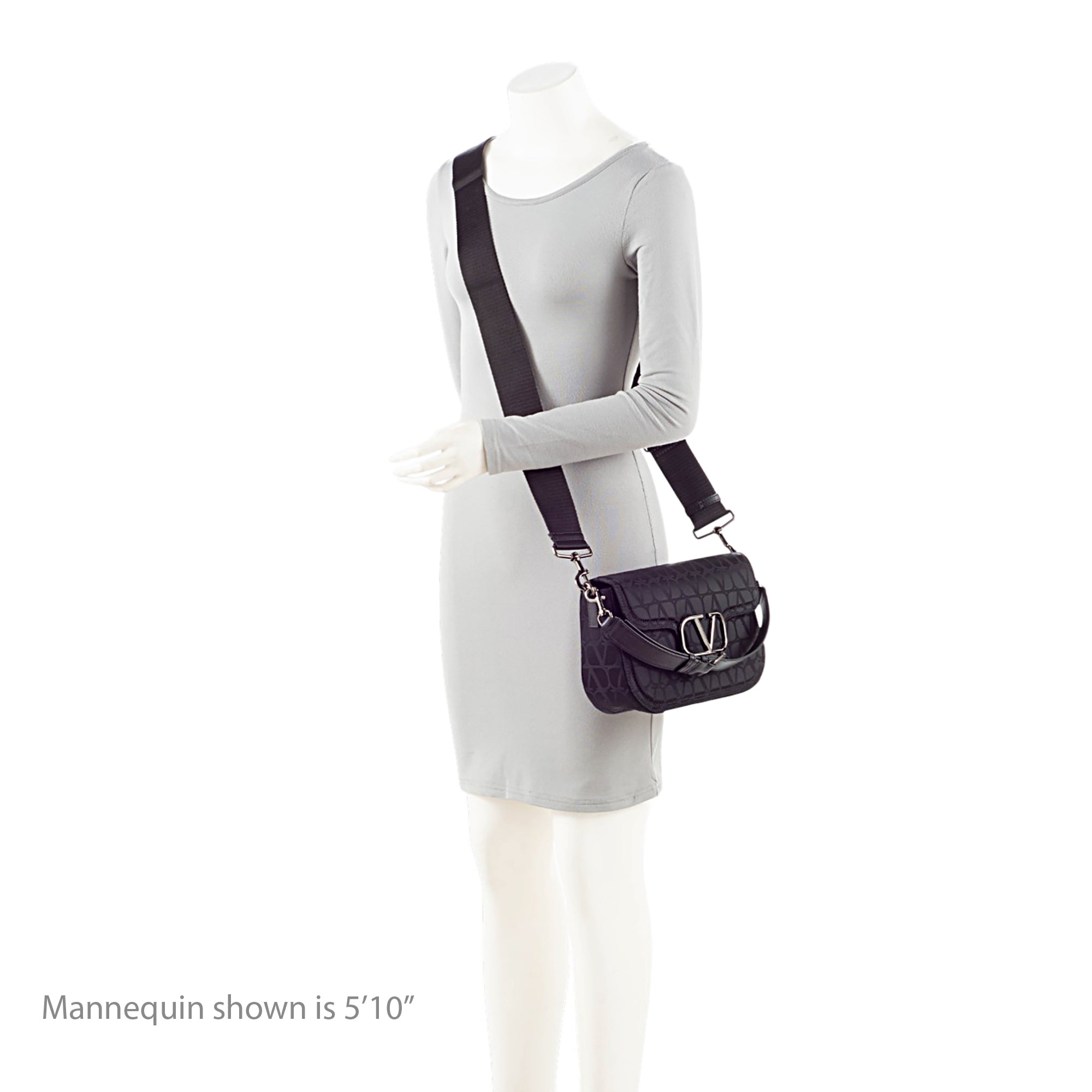Valentino Toile Iconographe V Logo Shoulder Bag