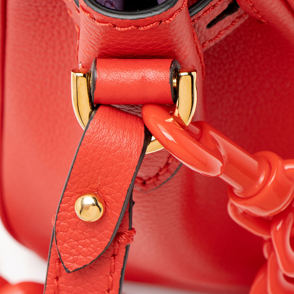 Versace Calfskin La Medusa Small Top Handle