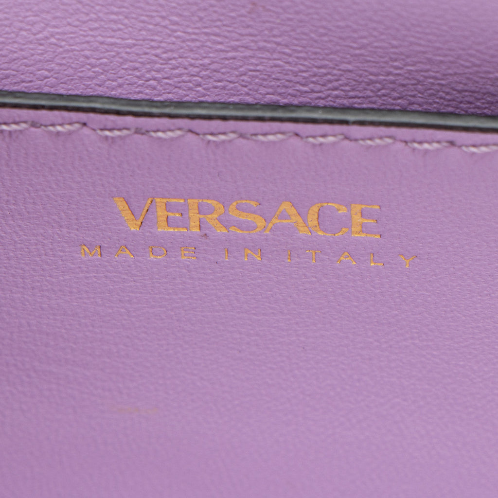 Versace Calfskin La Medusa Small Top Handle