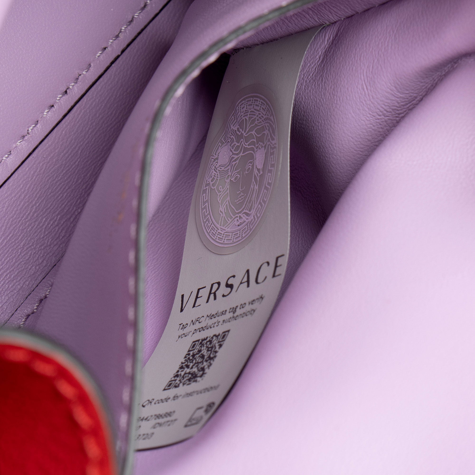Versace Calfskin La Medusa Small Top Handle
