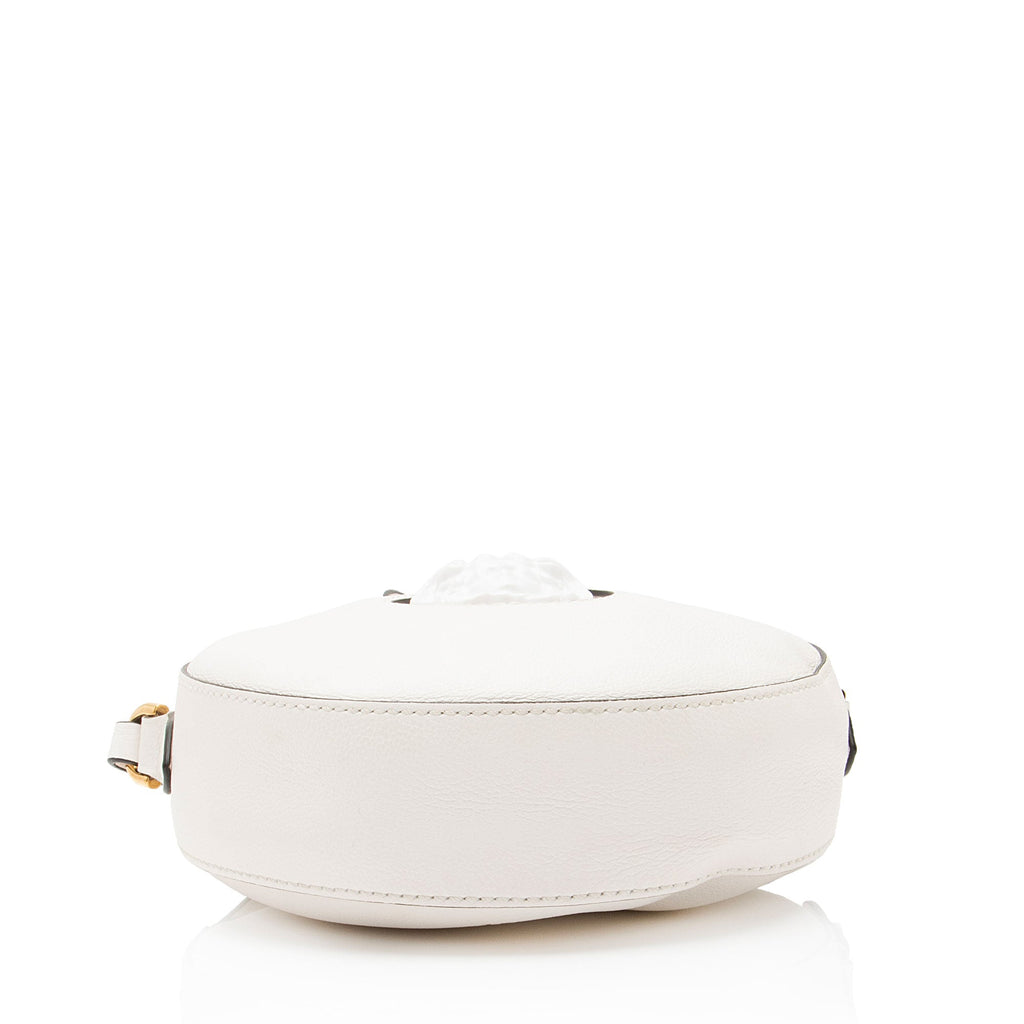 Versace Calfskin Medusa Round Crossbody