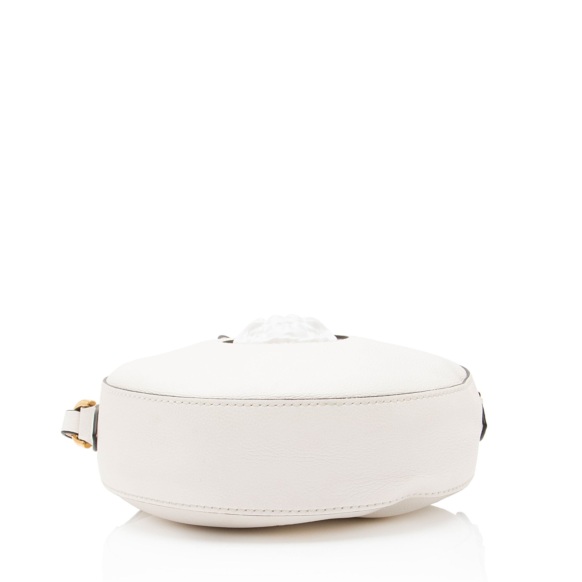 Versace Calfskin Medusa Round Crossbody