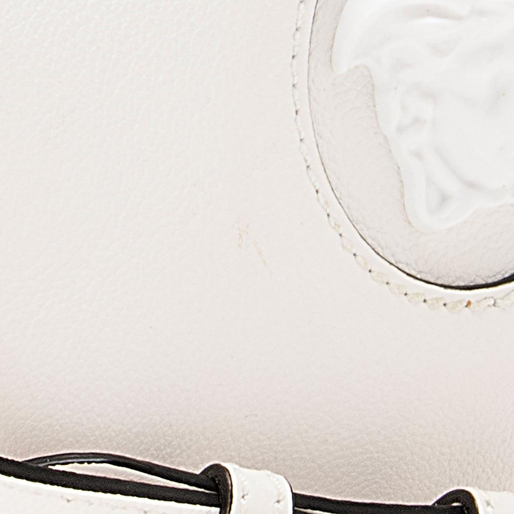 Versace Calfskin Medusa Round Crossbody